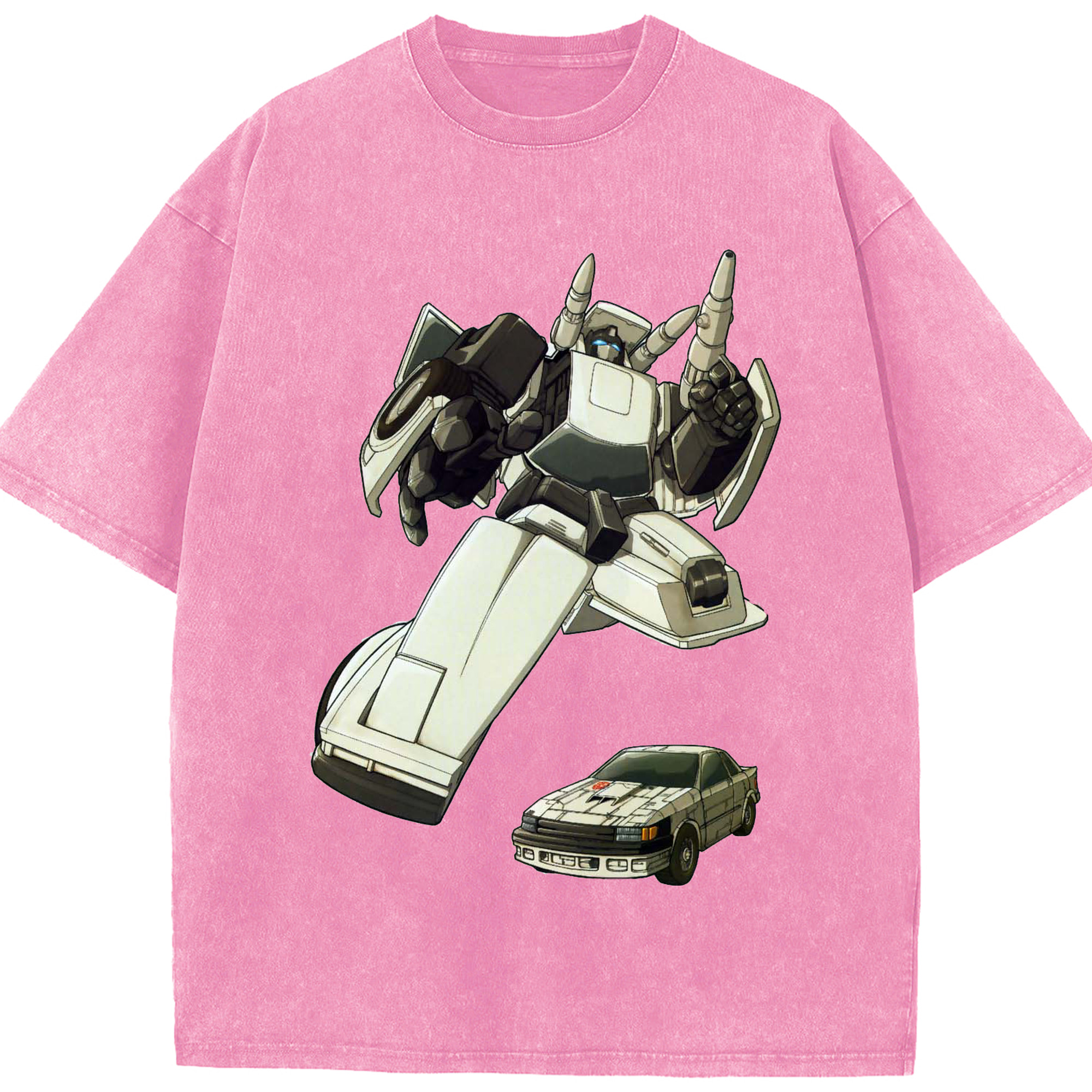 （画像用）  綿100% ヴィンテージ風 半袖Tシャツ（フロントプリント）